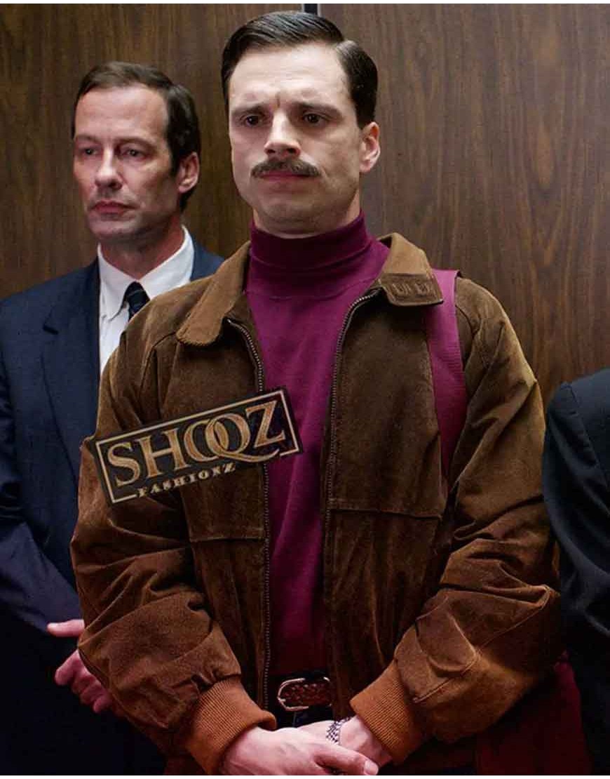 Sebastian Stan I Tonya Jeff Gillooly Brown Suede Jacket Sebastian Stan I Tonya Jeff Gillooly Brown Suede Jacket